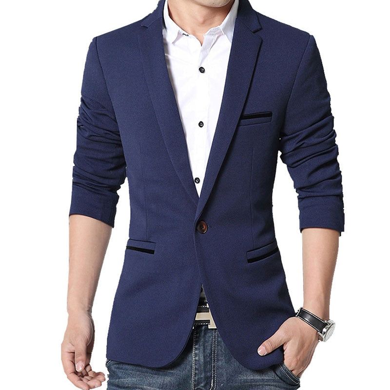 Blazer Casual Masculino Slim Confort - Zellum