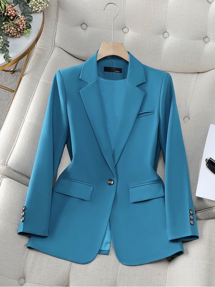 Blazer Feminino Alfaiataria Dreamy - Casacos e jaquetas - blazer alfaiataria, blazer alfaiataria feminino, blazer branco feminino, blazer feminino, blazer feminino alfaiataria, blazer feminino azul, Blazer Feminino Café, Blazer Feminino Preto, blazer feminino zara, blazer preto feminino