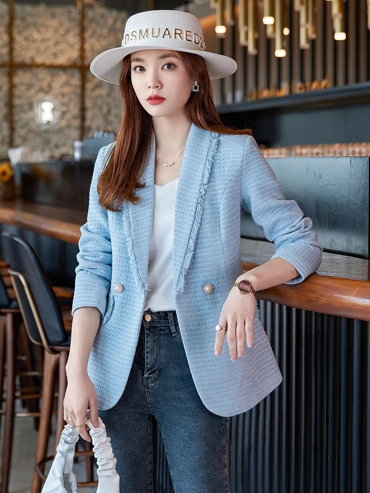 Blazer Feminino Alfaiataria Glamour - Blazer - blazer alfaiataria, blazer alfaiataria feminino, blazer branco feminino, blazer feminino, blazer feminino alfaiataria, blazer feminino zara, blazer preto feminino