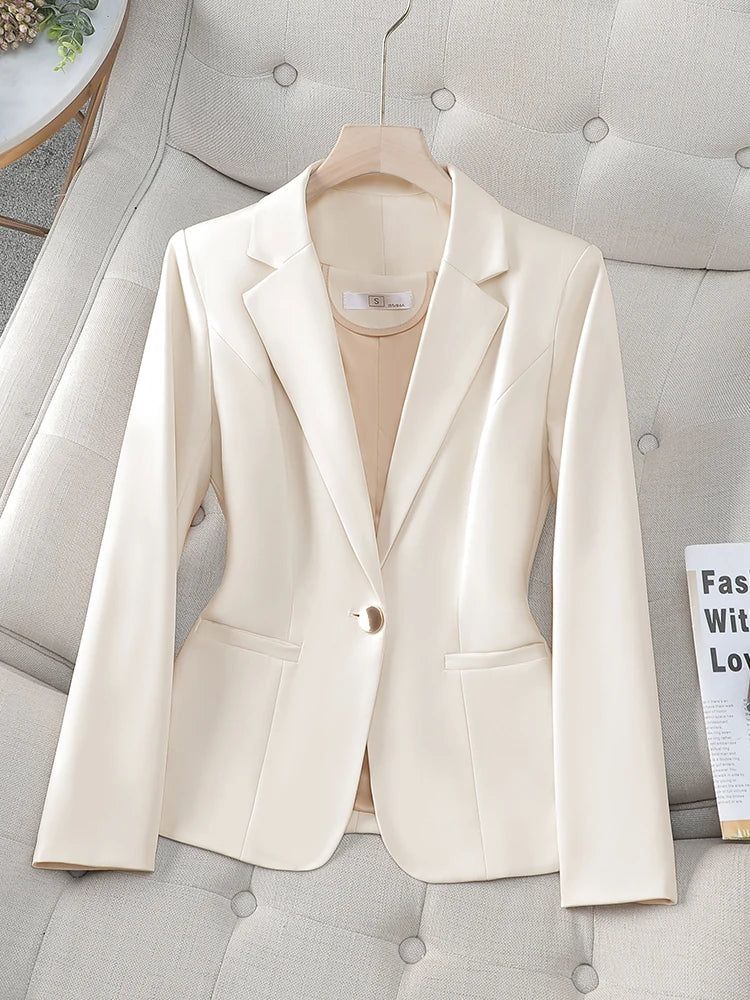 Blazer Feminino Alfaiataria Noble - Casacos e jaquetas - blazer alfaiataria, blazer alfaiataria feminino, blazer branco feminino, blazer feminino, blazer feminino alfaiataria, blazer feminino zara, blazer preto feminino