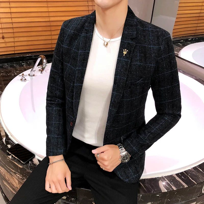 Blazer Masculino Casual Slim Party -  - blazer casual masculino, blazer homem, blazer masculino, blazer masculino casual, blazer masculino slim, blazer preto masculino