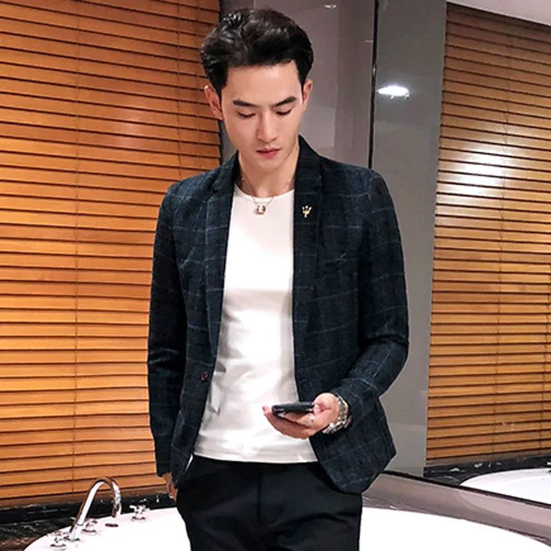 Blazer Masculino Casual Slim Party -  - blazer casual masculino, blazer homem, blazer masculino, blazer masculino casual, blazer masculino slim, blazer preto masculino