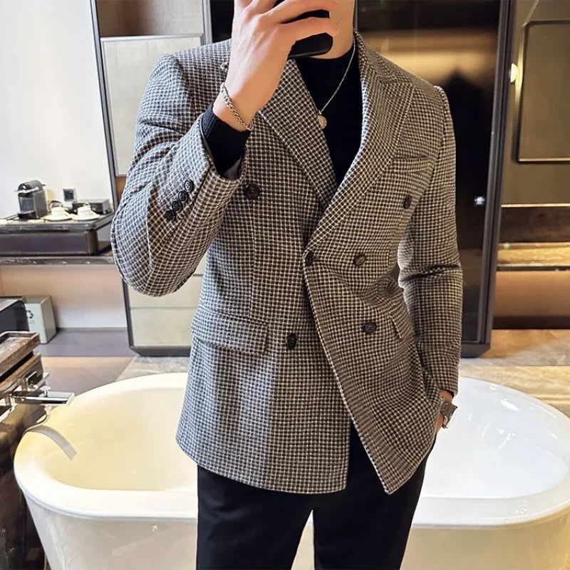 Blazer Masculino Executivo de Luxo - Blazer - blazer casual masculino, blazer homem, blazer masculino, blazer masculino casual, blazer masculino slim, blazer preto masculino