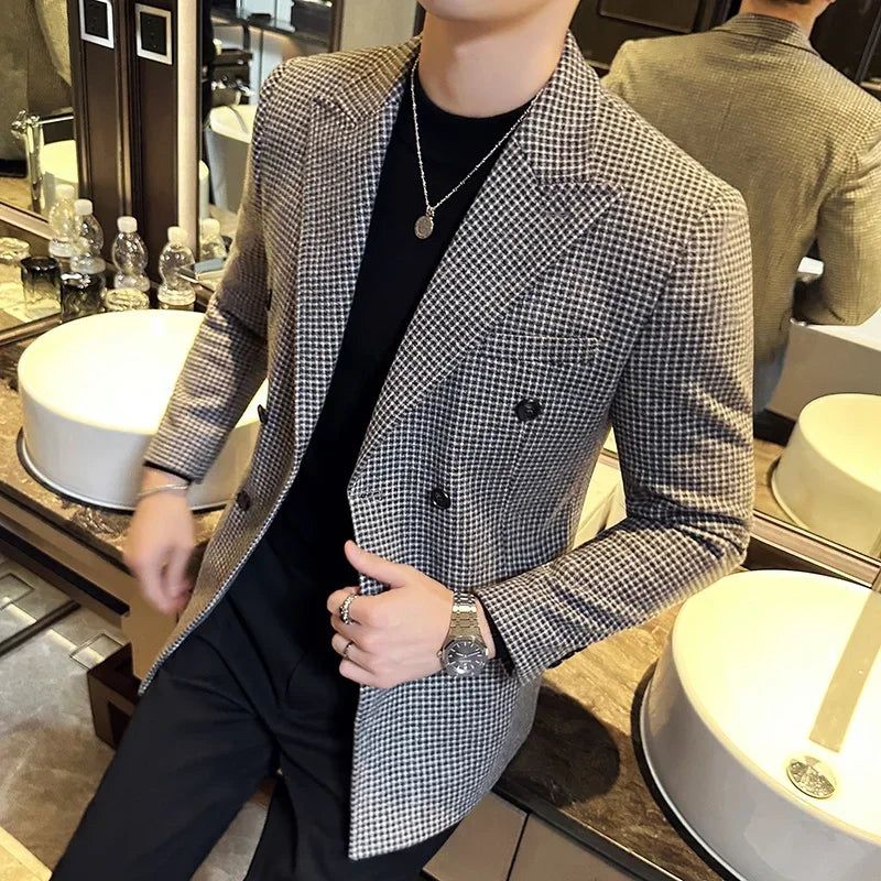 Blazer Masculino Executivo de Luxo - Blazer - blazer casual masculino, blazer homem, blazer masculino, blazer masculino casual, blazer masculino slim, blazer preto masculino