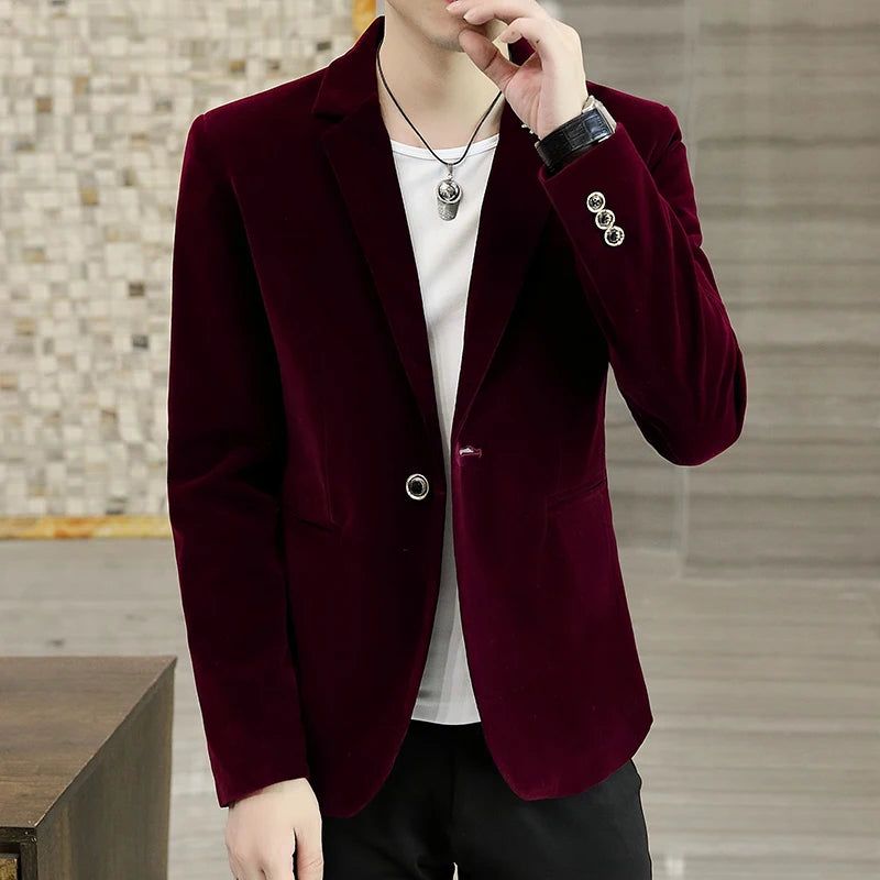 Blazer Masculino Slim Feito em Viscose - Zellum