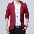 Blazer Masculino Slim Fit Moderno Vermelho - Zellum