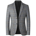 Blazer Masculino Slim Outono Cinza - Zellum