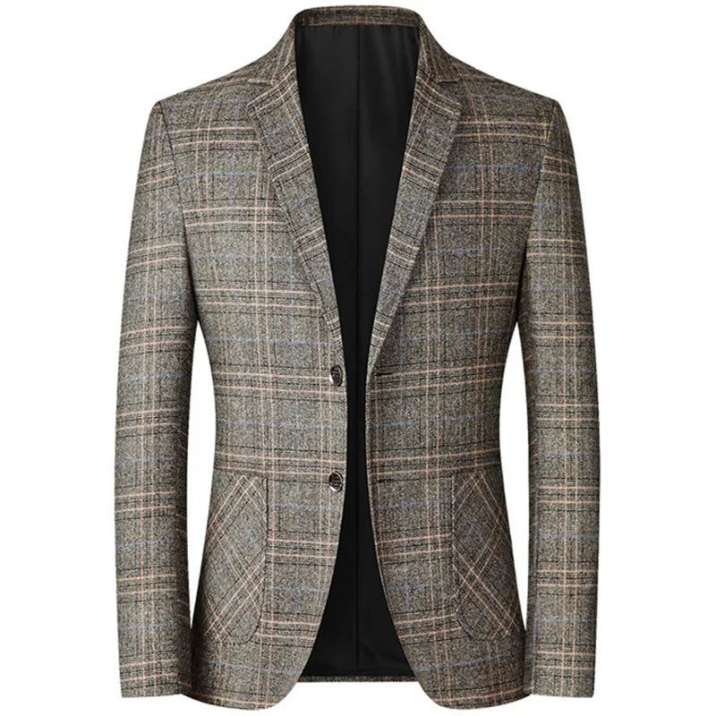 Blazer Masculino Slim Outono Amarelado - Zellum