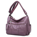 Bolsa Feminina de Couro Loox Roxo - Zellum