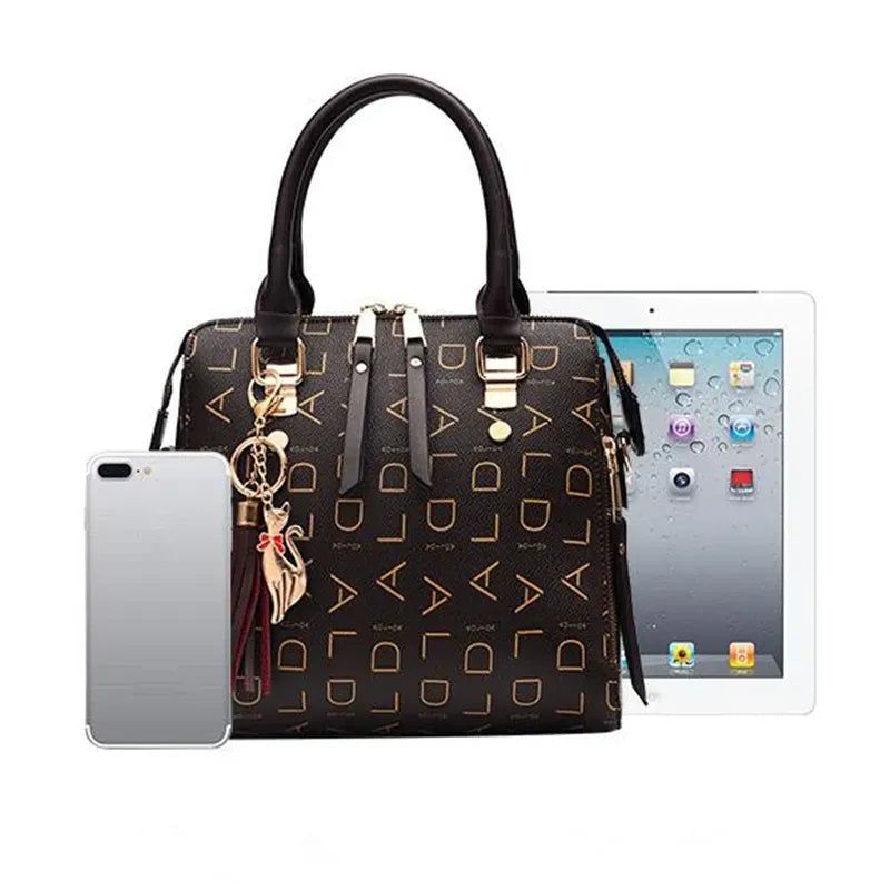 Bolsa Feminina de Couro Luxuoso ToteZellum