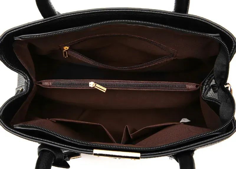 Bolsa Tote de Couro Feminina Eliza -  - bolsa couro, bolsa couro feminina, bolsa couro preta, bolsa de couro, bolsa de couro feminina, bolsa de couro legítimo, bolsa em couro, bolsa feminina couro, bolsas femininas de couro, bolsas femininas de couro em promoção