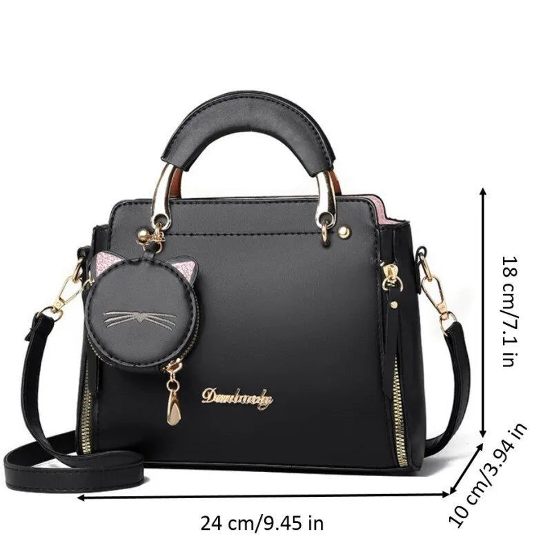 Bolsa de Couro Feminina Gato -  - bolsa, bolsa de couro feminina, bolsa feminina, bolsa feminina de couro, bolsa feminina de couro arezzo, bolsa feminina de couro em promoção, bolsa feminina de couro legítimo, bolsa feminina de couro mole, bolsas femininas, comprar bolsa feminina de couro