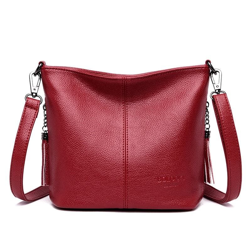 Bolsa Tiracolo de Couro Feminina Ladies - Zellum