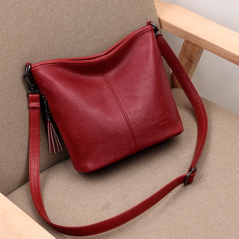 Bolsa Tiracolo de Couro Feminina Ladies - Zellum