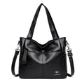 Bolsa Tote de Couro Feminina Lara Preto - Zellum