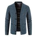 Cardigan Masculino de Algodão Sweater Azul - Zellum