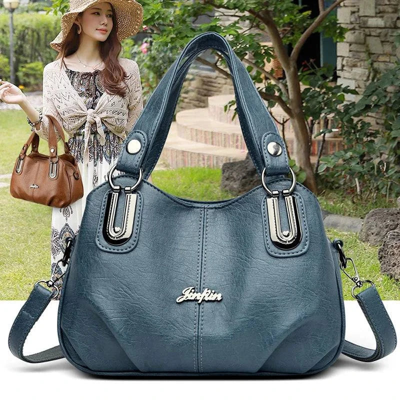 Bolsa Feminina de Couro Casual - Zellum