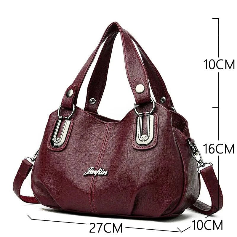 Bolsa Feminina de Couro Casual - Zellum