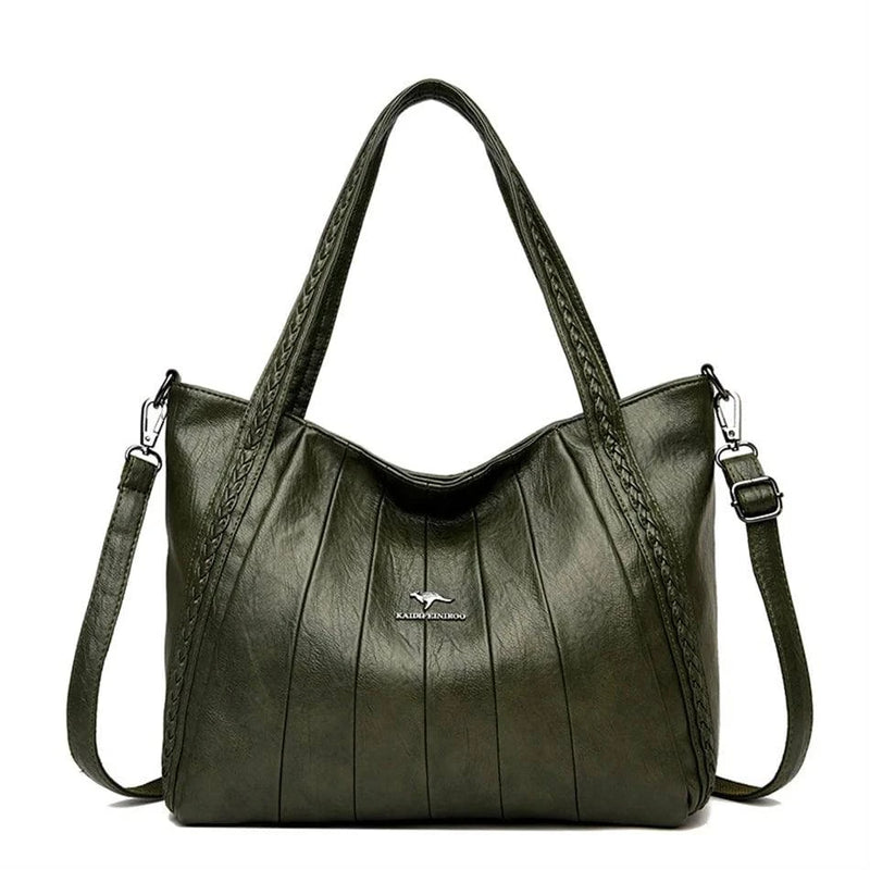 Bolsa Feminina de Couro Horizon One Verde - Zellum