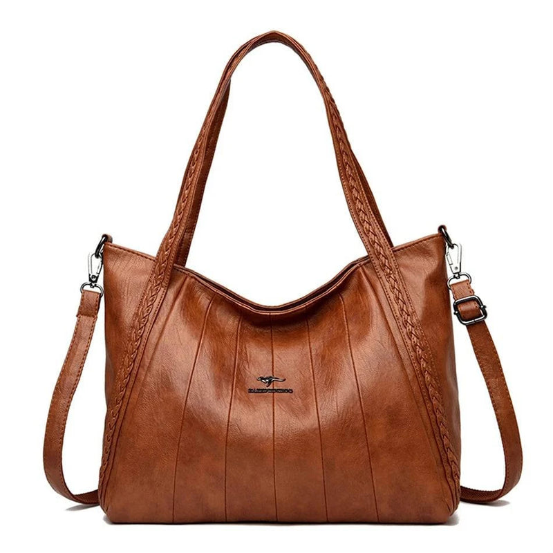 Bolsa Feminina de Couro Horizon One Laranja - Zellum