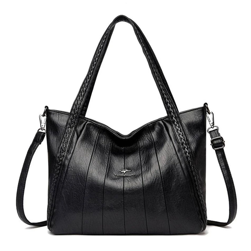 Bolsa Feminina de Couro Horizon One Preto - Zellum