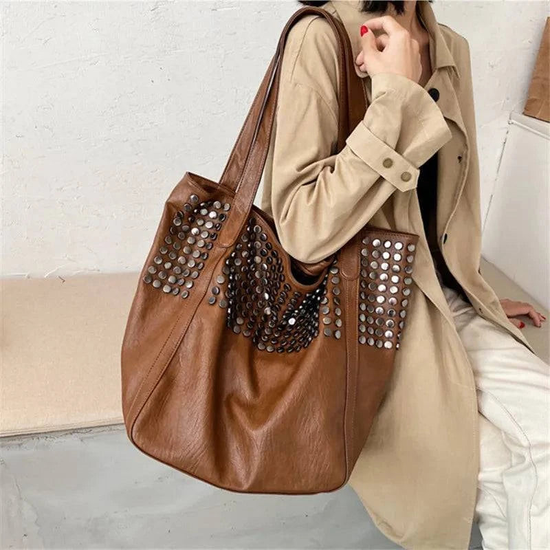 Bolsa Tote Feminina de Couro Casual - Zellum