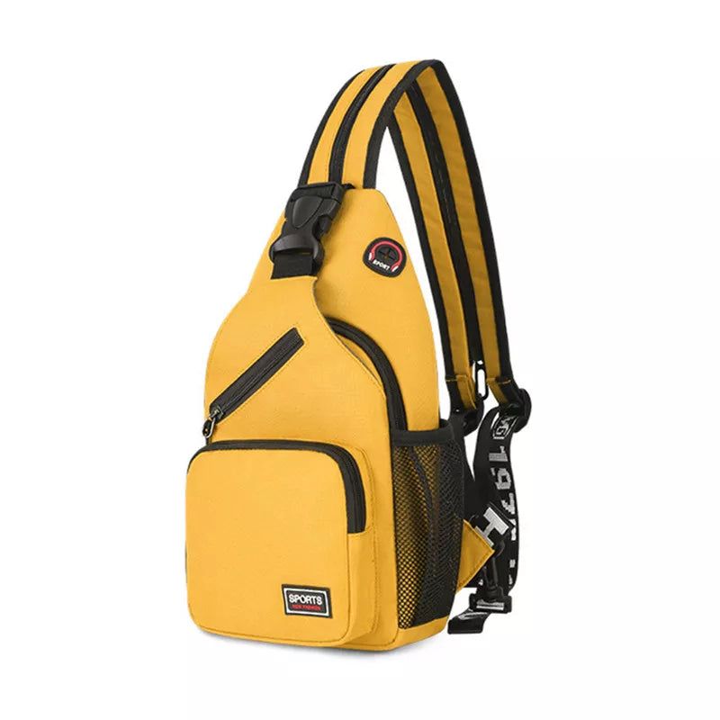 Mochila Feminina Pequena de Nylon Street Amarelo - Zellum