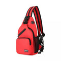 Mochila Feminina Pequena de Nylon Street Vermelho - Zellum