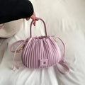 Bolsa Feminina Bucket Texturizada Bella Vitta Rosa - Zellum