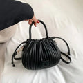 Bolsa Feminina Bucket Texturizada Bella Vitta Preto - Zellum