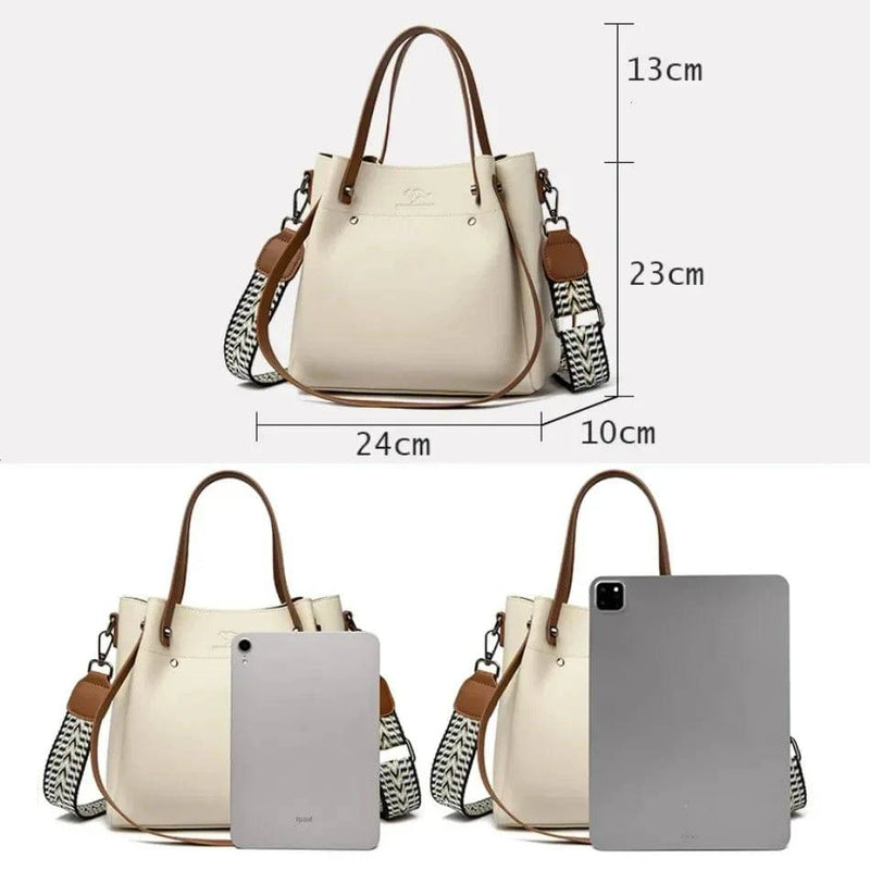 Bolsa Feminina de Couro Elegante com Alça Dupla - Zellum