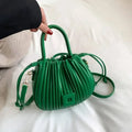 Bolsa Feminina Bucket Texturizada Bella Vitta Verde - Zellum