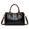 Bolsa Tote Feminina de Couro Sublime Preto - Zellum