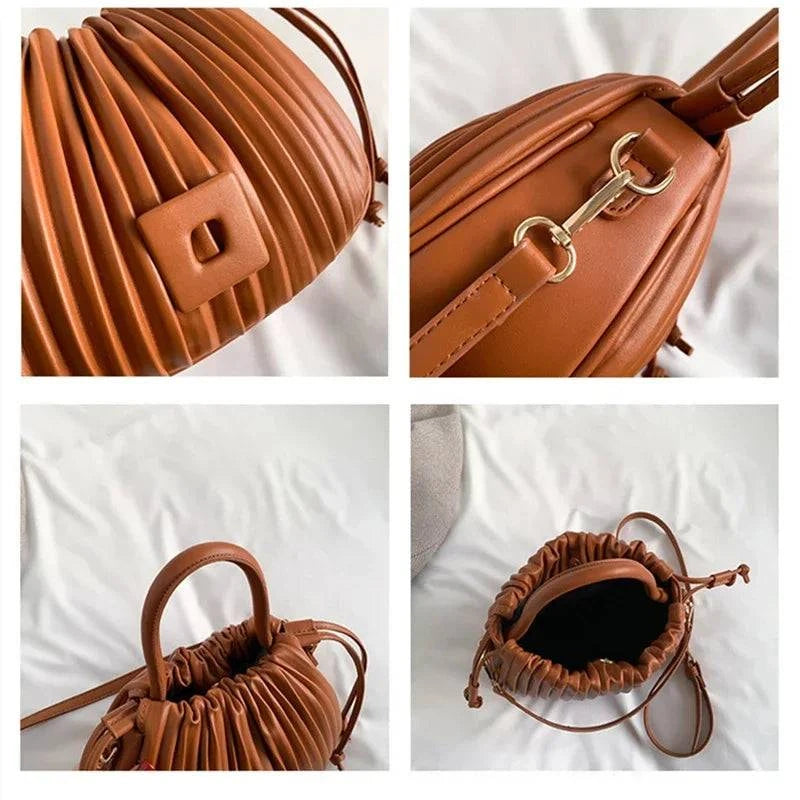 Bolsa Feminina Bucket Texturizada Bella Vitta - Zellum