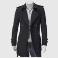 Trench Coat Masculino Com Cinto -  - casaco sobretudo masculino, sobre tudo masculino, sobretudo homem, sobretudo masculino inverno, sobretudo masculino preto, sobretudo preto masculino, trench coat masculino